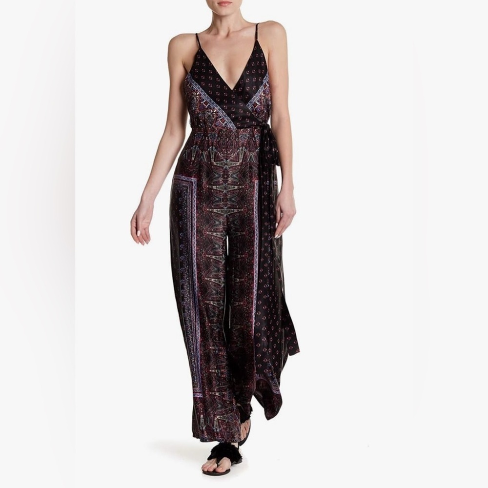 Free People Women's Cabbage Rose Jumpsuit, Size 4